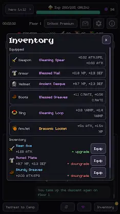Gravewell: Idle Dungeon RPG screenshot 3