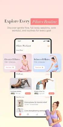 Pilates Workout at Home screenshot 1