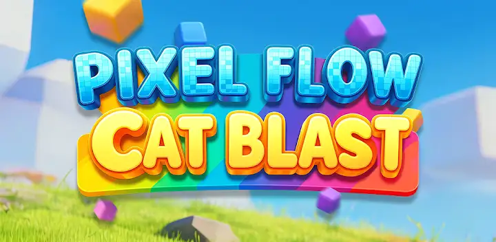 Pixel Flow - Cat Blast — Android game banner