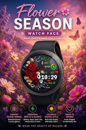 Flower Season: Floral Watch screenshot 5