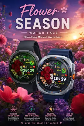 Flower Season: Floral Watch screenshot 2