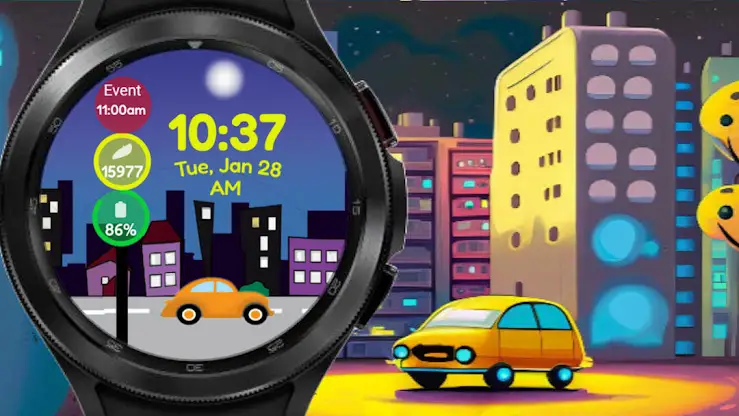 Night Ride Wear OS screenshot 2