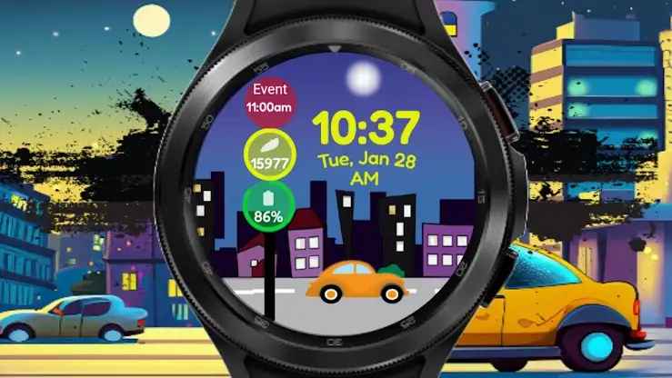 Night Ride Wear OS screenshot 4