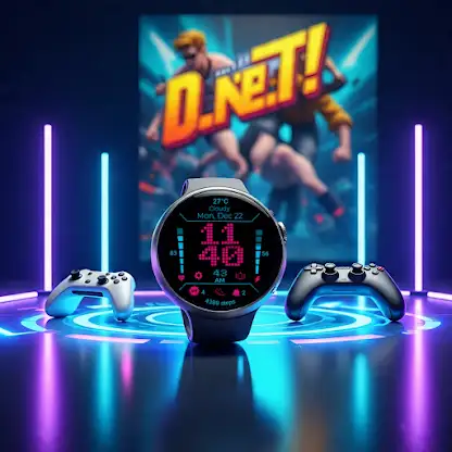 Pixel Vibe Watch Face: Retro screenshot 5