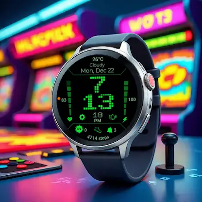 Pixel Vibe Watch Face: Retro screenshot 6