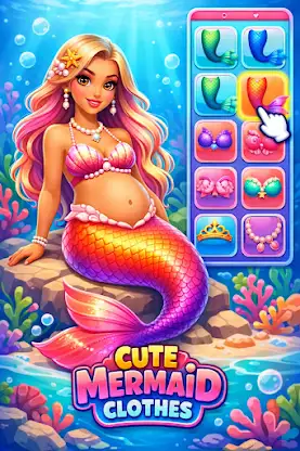 Mermaid Mom & Baby Care Games screenshot 3