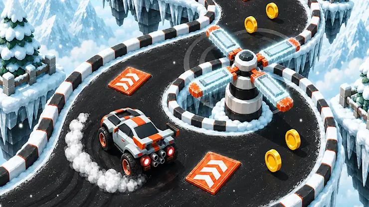 Car Drift Snow Cleaner Game screenshot 4