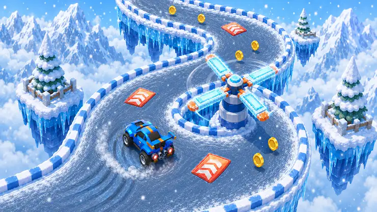 Car Drift Snow Cleaner Game screenshot 2