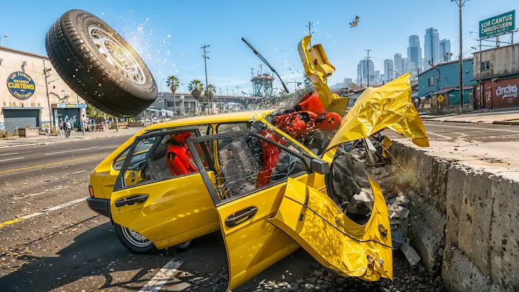 Crazy Car Crash Simulator 3d screenshot 1