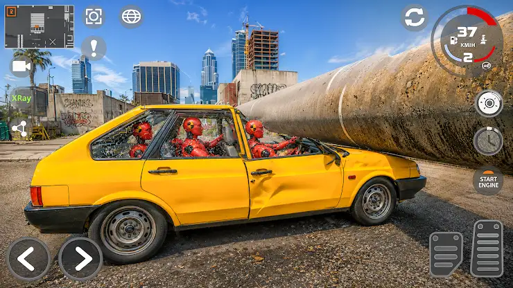 Crazy Car Crash Simulator 3d screenshot 3