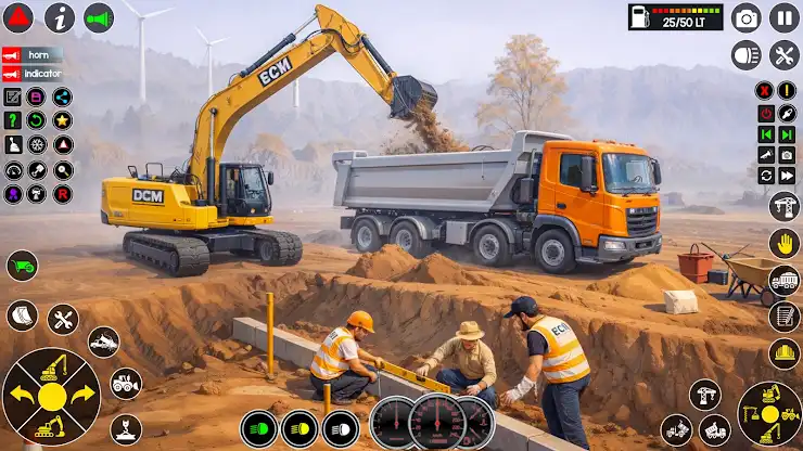 Excavator Road Construction 3D screenshot 7