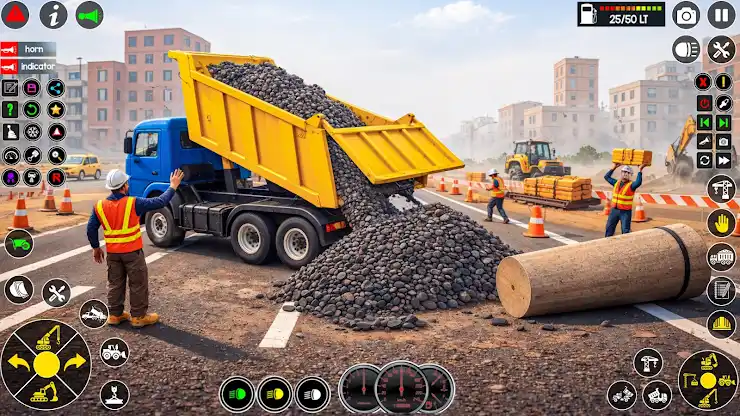 Excavator Road Construction 3D screenshot 4