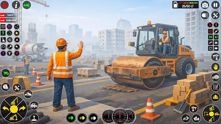 Excavator Road Construction 3D screenshot 5
