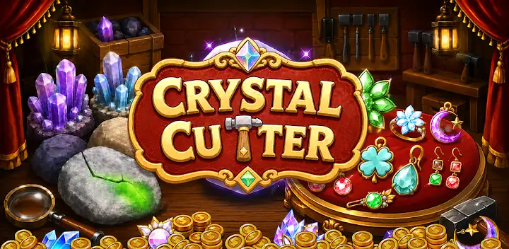 Crystal Cutter — Android game banner