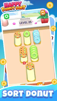 Happy Donut Sort screenshot 4