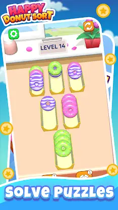 Happy Donut Sort screenshot 3