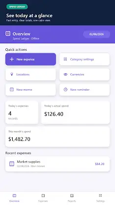 Spend Ledger screenshot 1