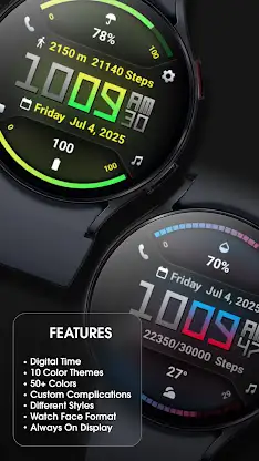 PRADO 77 Digital Watch Face screenshot 3