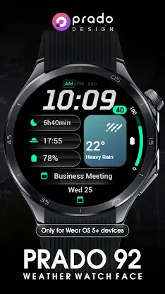 PRADO 92 Weather Watch Face screenshot 2