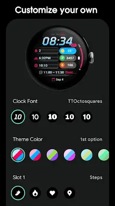 PRADO 92 Weather Watch Face screenshot 5