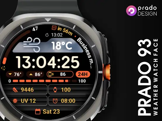 PRADO 93 Weather Watch Face screenshot 8