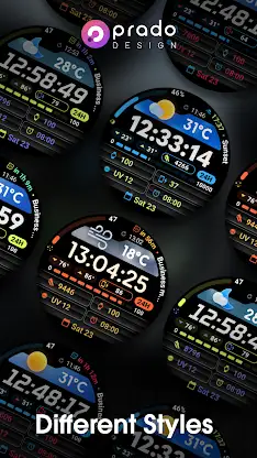 PRADO 93 Weather Watch Face screenshot 6