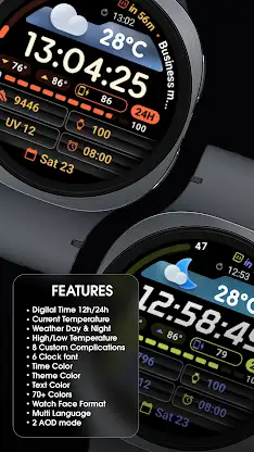 PRADO 93 Weather Watch Face screenshot 3