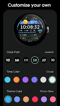 PRADO 93 Weather Watch Face screenshot 5