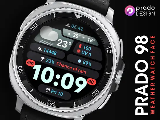 PRADO 98 Weather Watch Face screenshot 8