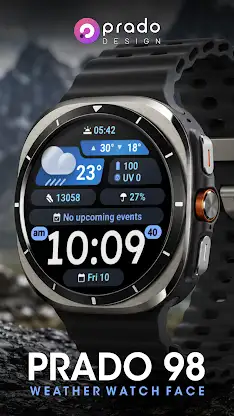 PRADO 98 Weather Watch Face screenshot 2