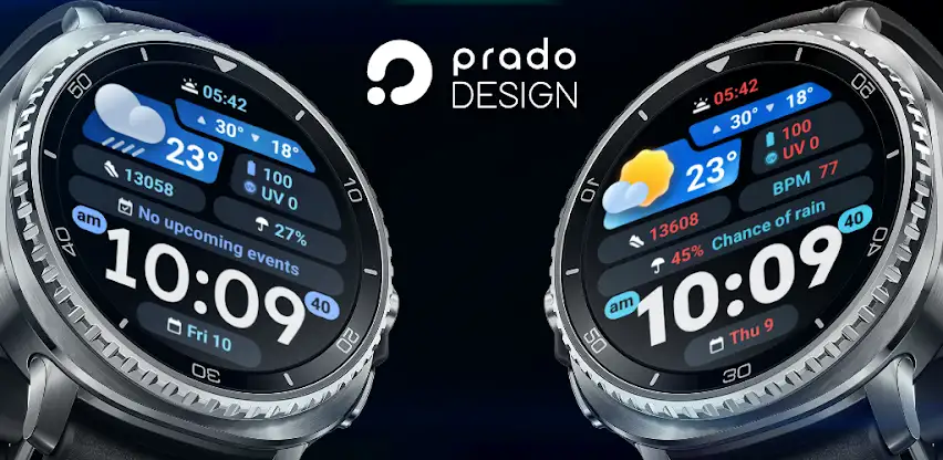 PRADO 98 Weather Watch Face screenshot 1