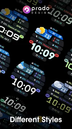 PRADO 98 Weather Watch Face screenshot 5