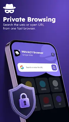 Privacy Browser: Simple Web screenshot 1