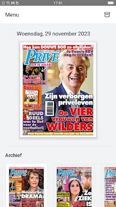Privé Magazine screenshot 1