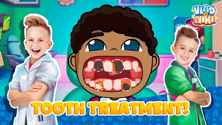 Vlad and Niki: Kids Dentist screenshot 4