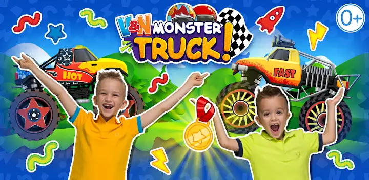 Monster Truck Vlad & Niki — Android game banner