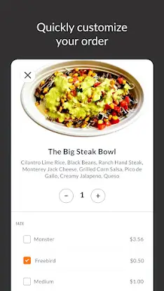 Freebirds World Burrito screenshot 2