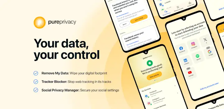 PurePrivacy: Guard Your Data — Android app banner