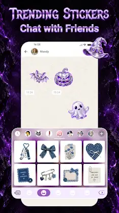 Purple Halloween Super Theme screenshot 4