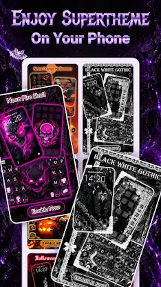 Purple Halloween Super Theme screenshot 3