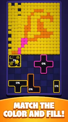 Block Fill 3D: Color Puzzle screenshot 2