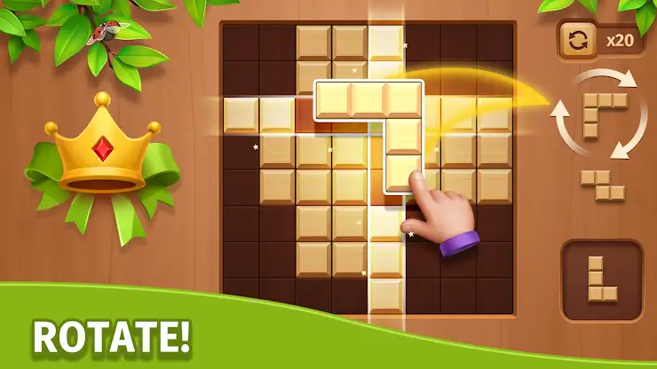 Cube Block - Woody Puzzle Game screenshot 2