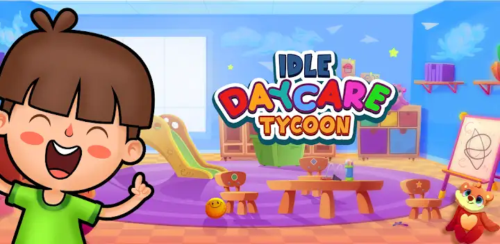 Idle Daycare Tycoon - Rich Me — Android game banner