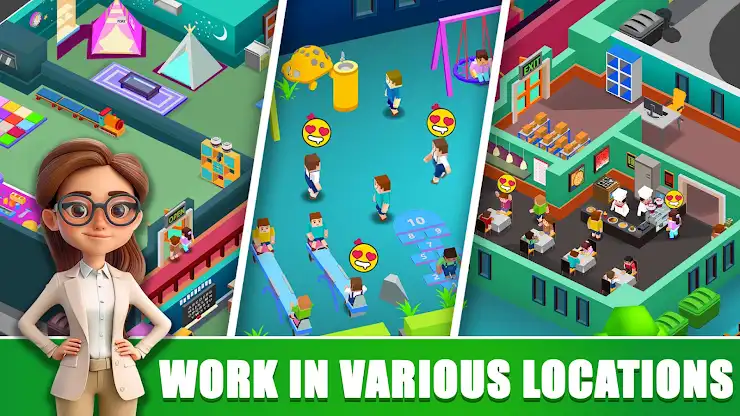 Idle Daycare Tycoon - Rich Me screenshot 3