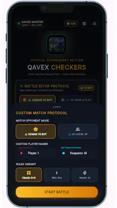 Qavex Checkers: Classic Board screenshot 7