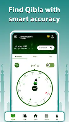 Qibla Finder - Muslim Prayer screenshot 1