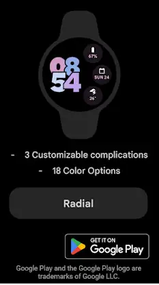Pixel Watch 2 Face III screenshot 2