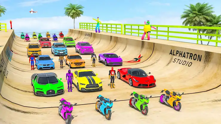 Spider Car Games: Car Stunt 3D screenshot 3