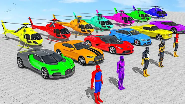 Spider Car Games: Car Stunt 3D screenshot 4