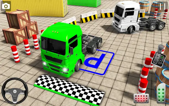 Real Semi Truck Parking Games screenshot 3